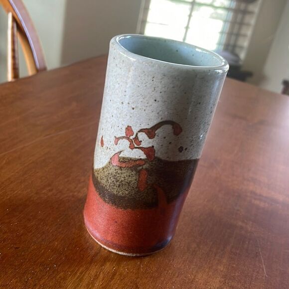 Handmade Signed Art Pottery Tumbler - Picture 1 of 5